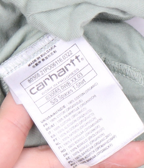 Carhartt Men's Green Medium Graphic T-Shirt