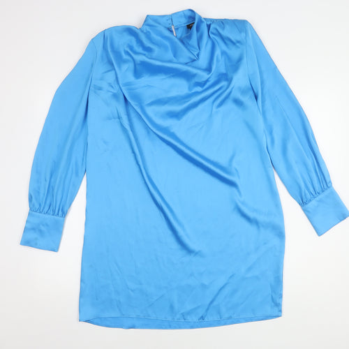 River Island Women's Blue Shirt Dress Size 12