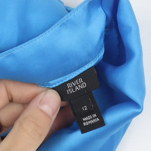 River Island Women's Blue Shirt Dress Size 12