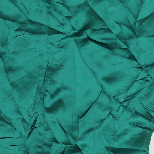 Zara Women's Green Slip Dress, Size S, Sleeveless