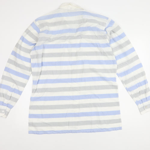 Jacques Britt Unisex Multicoloured Striped Button-Up Shirt
