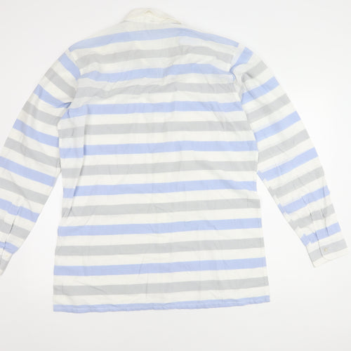 Jacques Britt Unisex Multicoloured Striped Button-Up Shirt