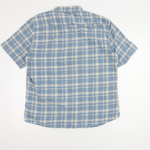 Marks and Spencer Men's Large Blue Check Shirt