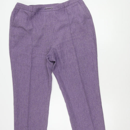 Honor Millburn Women's Purple Trousers Size 20