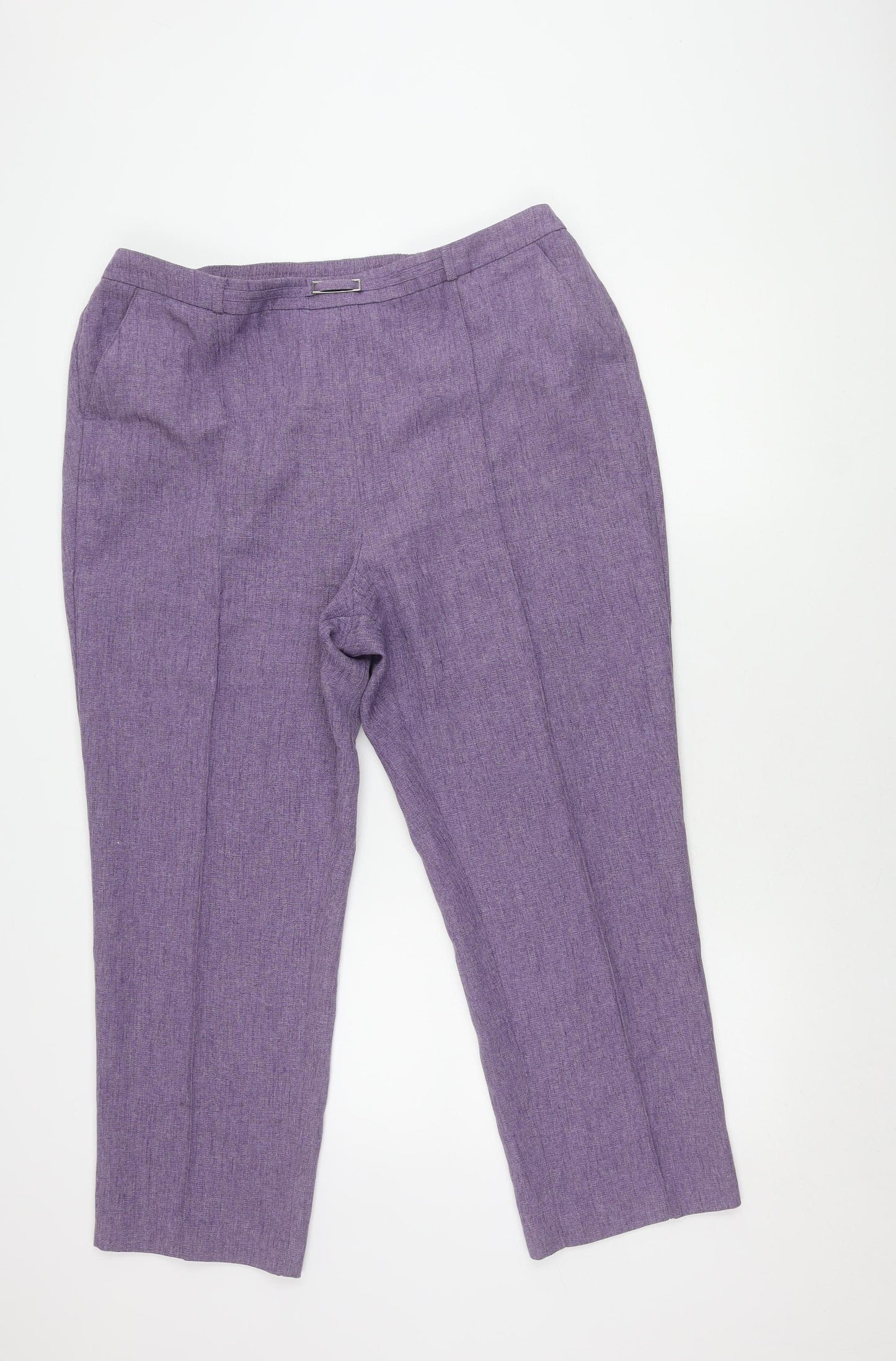 Honor Millburn Women's Purple Trousers Size 20