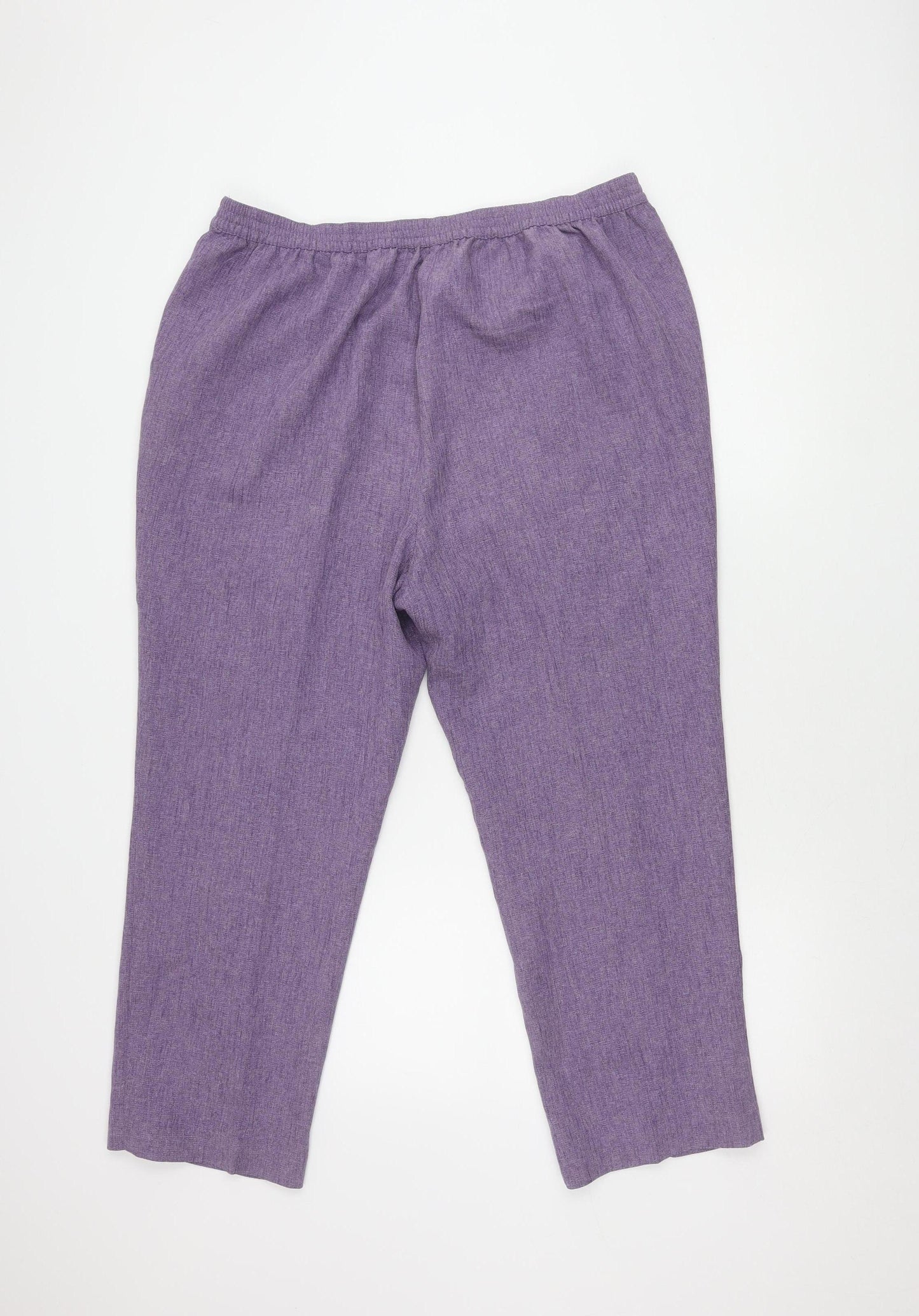 Honor Millburn Women's Purple Trousers Size 20