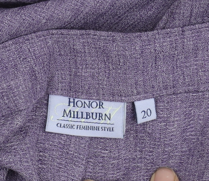 Honor Millburn Women's Purple Trousers Size 20