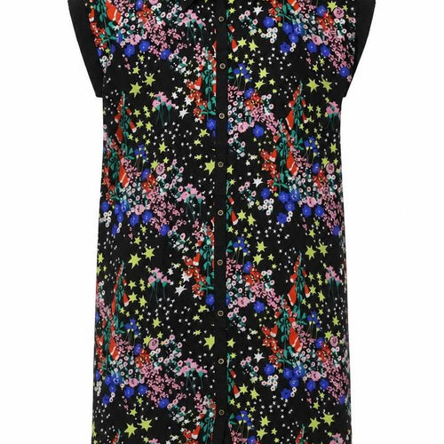 Very Girls' Black Multicoloured Floral Dress Size 15