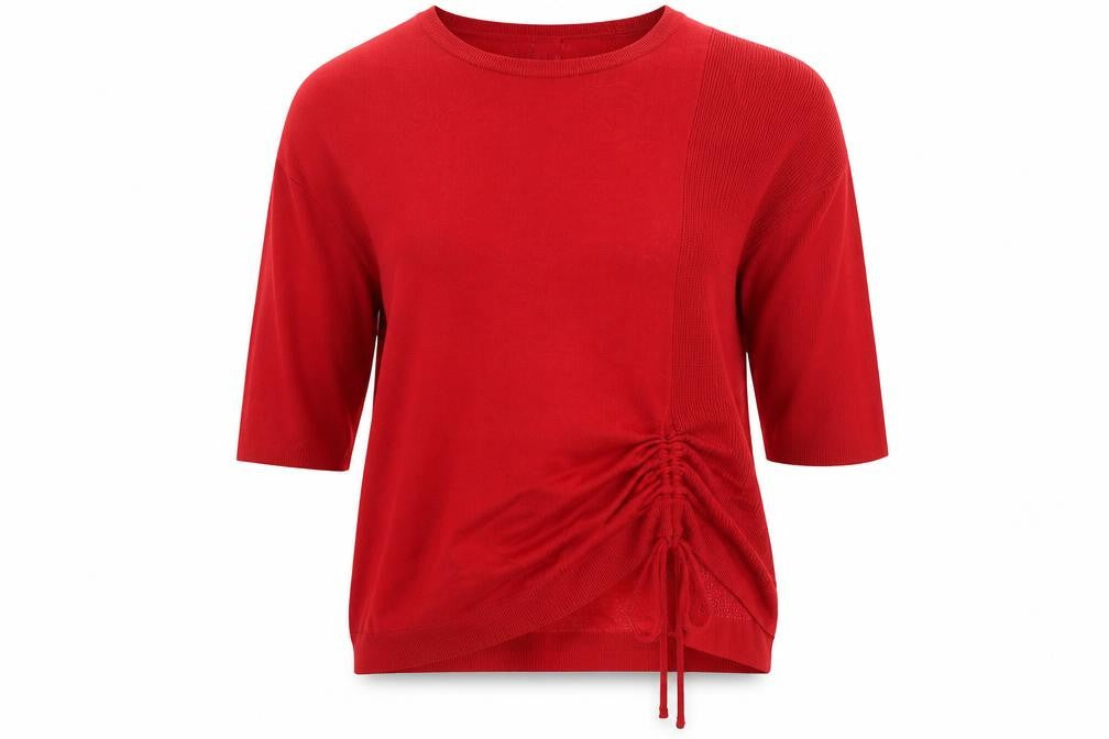 Front view of River Island Women's Red jumper, size 12