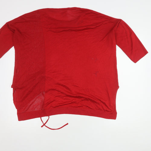 River Island Women's Red Pullover Jumper, Size 12