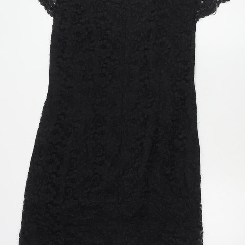 Day Meets Night Black Lace Dress Women Size 18