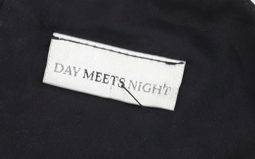 Day Meets Night Black Lace Dress Women Size 18