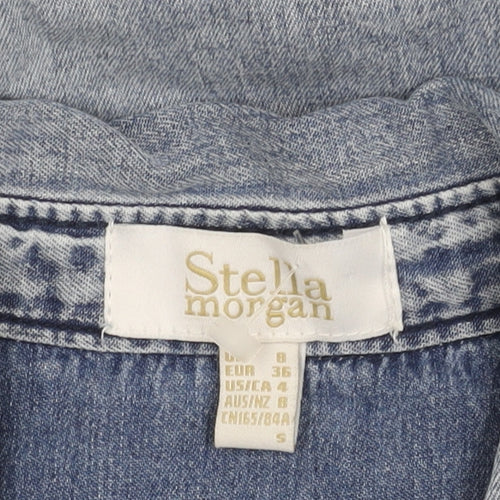 Stella Morgan Women's Blue Denim Dress Size 8