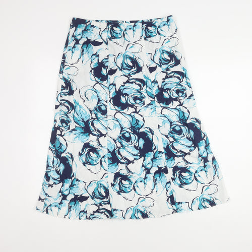 Classics Women's Multicoloured Size 12 A-Line Midi Skirt