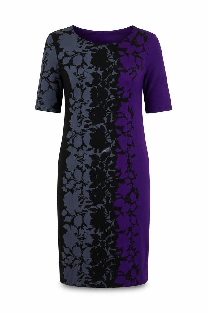 Front view of Marks & Spencer Women's Purple Dress, size 12