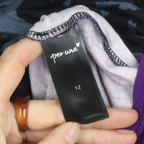 Marks and Spencer Women's Purple Dress Size 12