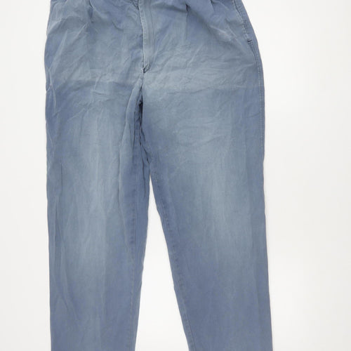 Marks and Spencer Men's Blue Chino Trousers 38