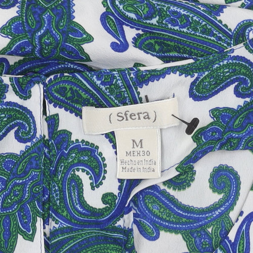 Sfera Women's Multicoloured Blouse M Paisley Sleeveless
