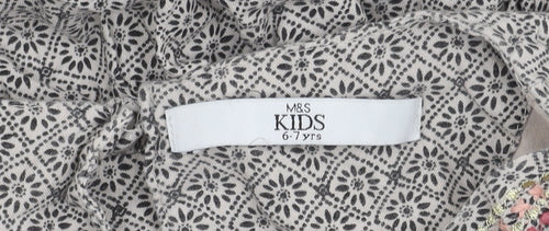Marks and Spencer Girls Multicoloured Embroidered Dress