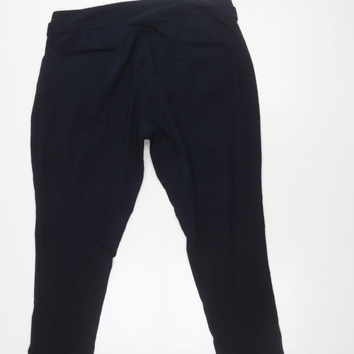 Yours Women's Blue Trousers Size 16 Button Closure