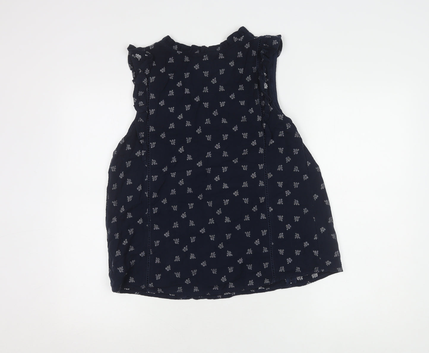 Marks and Spencer Women's Blue Sleeveless Top Size 12