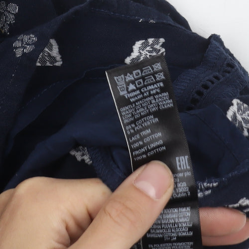 Marks and Spencer Women's Blue Sleeveless Top Size 12