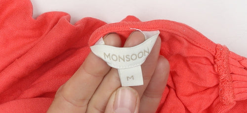 Monsoon Women’s Red A-Line Summer Dress, M