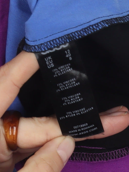 ASOS Women's Multicoloured Bodycon Dress Size 12