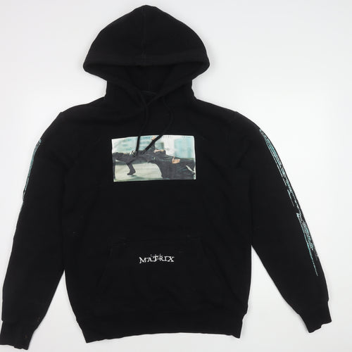 H&M Men's Black Matrix Hoodie - Size S