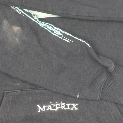 H&M Men's Black Matrix Hoodie - Size S