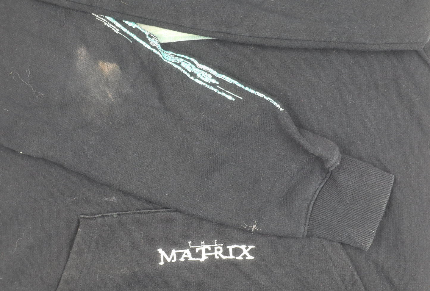 H&M Men's Black Matrix Hoodie - Size S