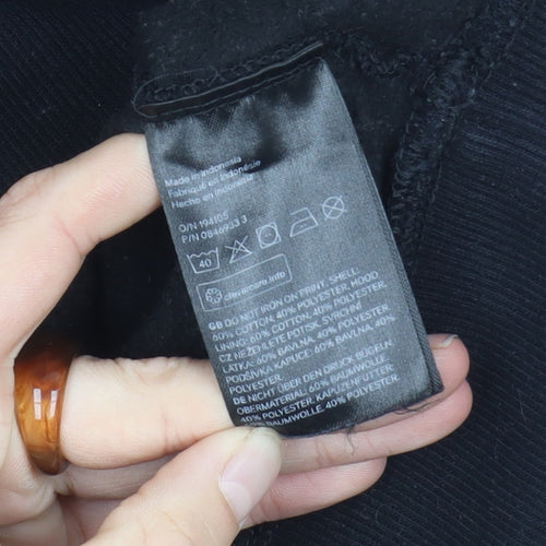 H&M Men's Black Matrix Hoodie - Size S