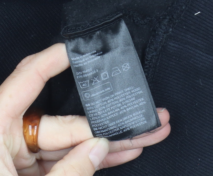 H&M Men's Black Matrix Hoodie - Size S