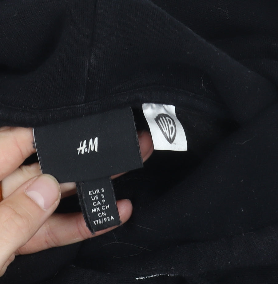 H&M Men's Black Matrix Hoodie - Size S
