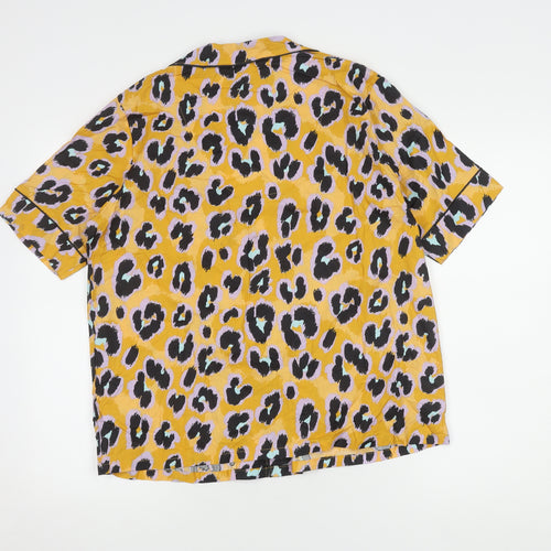 Next Women's Multicoloured Animal Print Pyjama Top Size 14