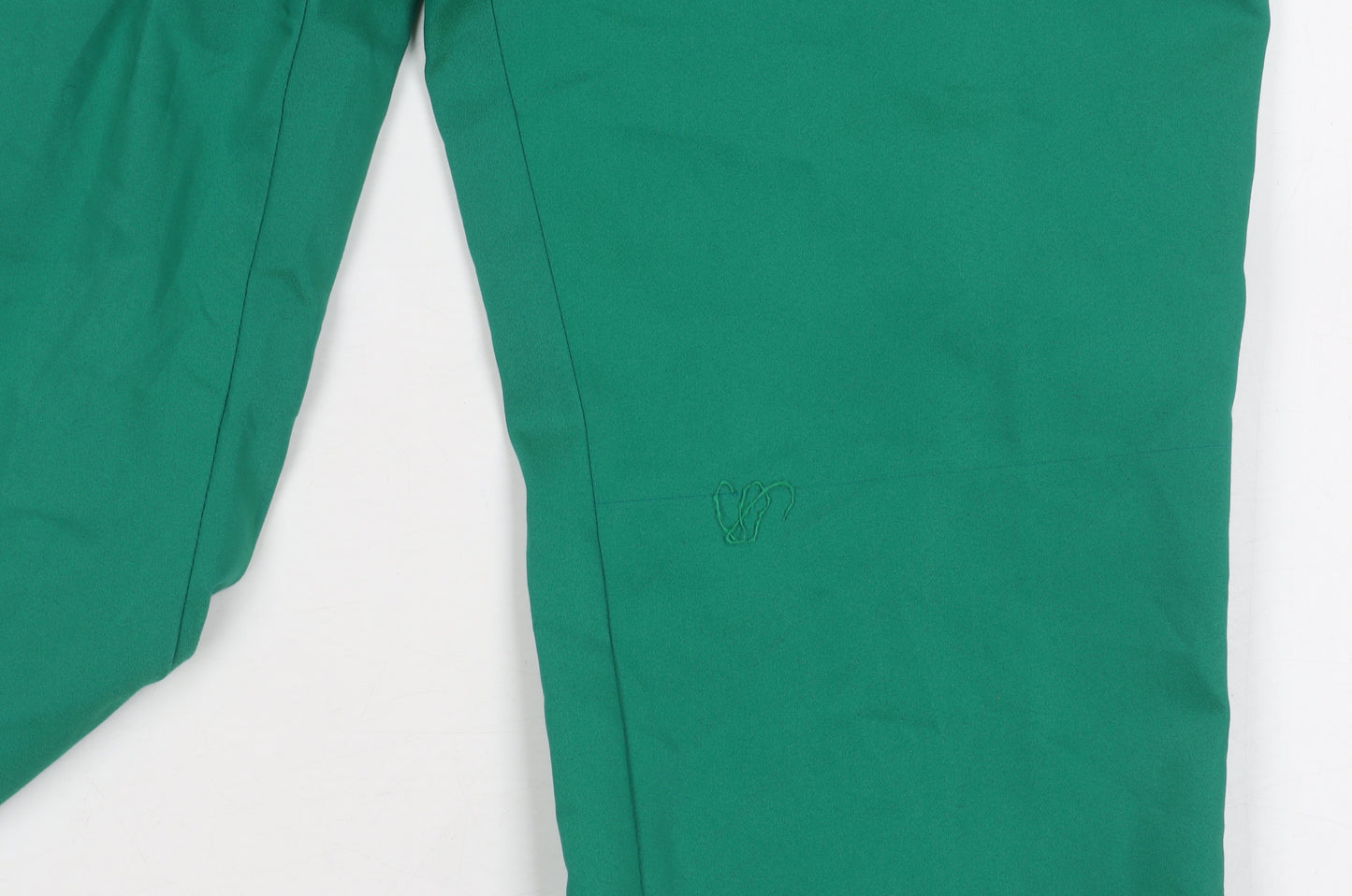 Next Women's Green Trousers Size 12, Cotton Blend