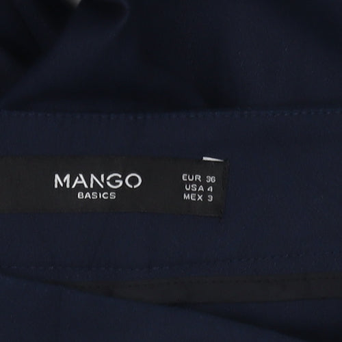 Mango Women's Blue Trousers Size 8