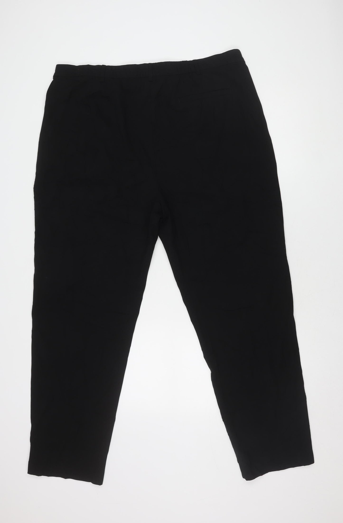 Marks and Spencer Women’s Black Straight Trousers Size 20