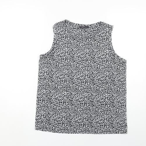Marks and Spencer Women's Black Animal Print Tank Top