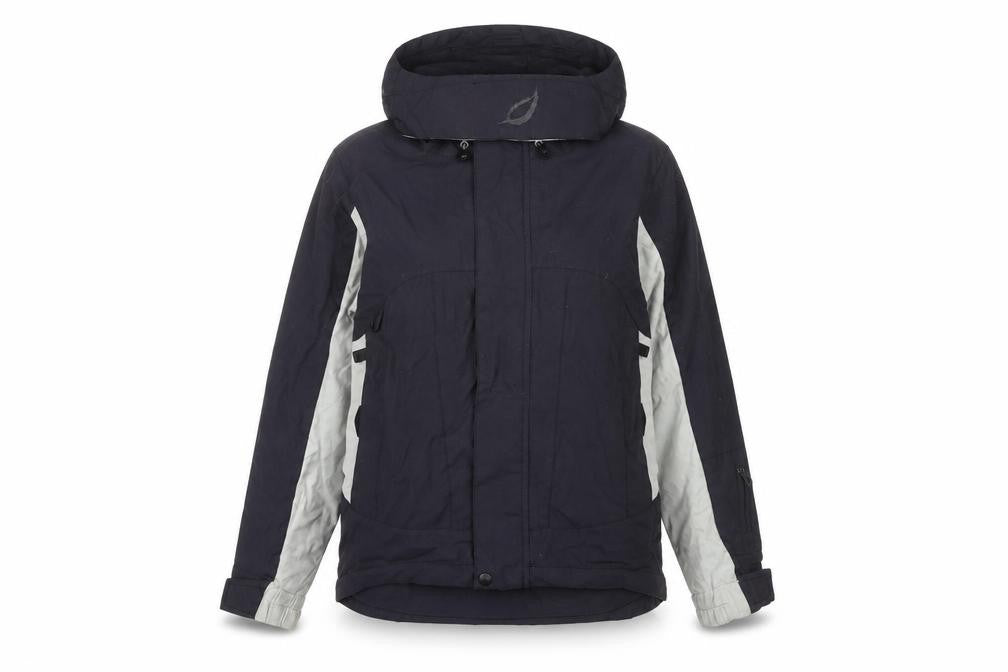Front view of Halti Women's Black Hooded Jacket, size 12, Winter Casual