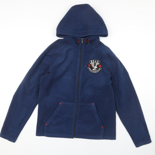 Peak Performance Men's Blue Fleece Jacket S