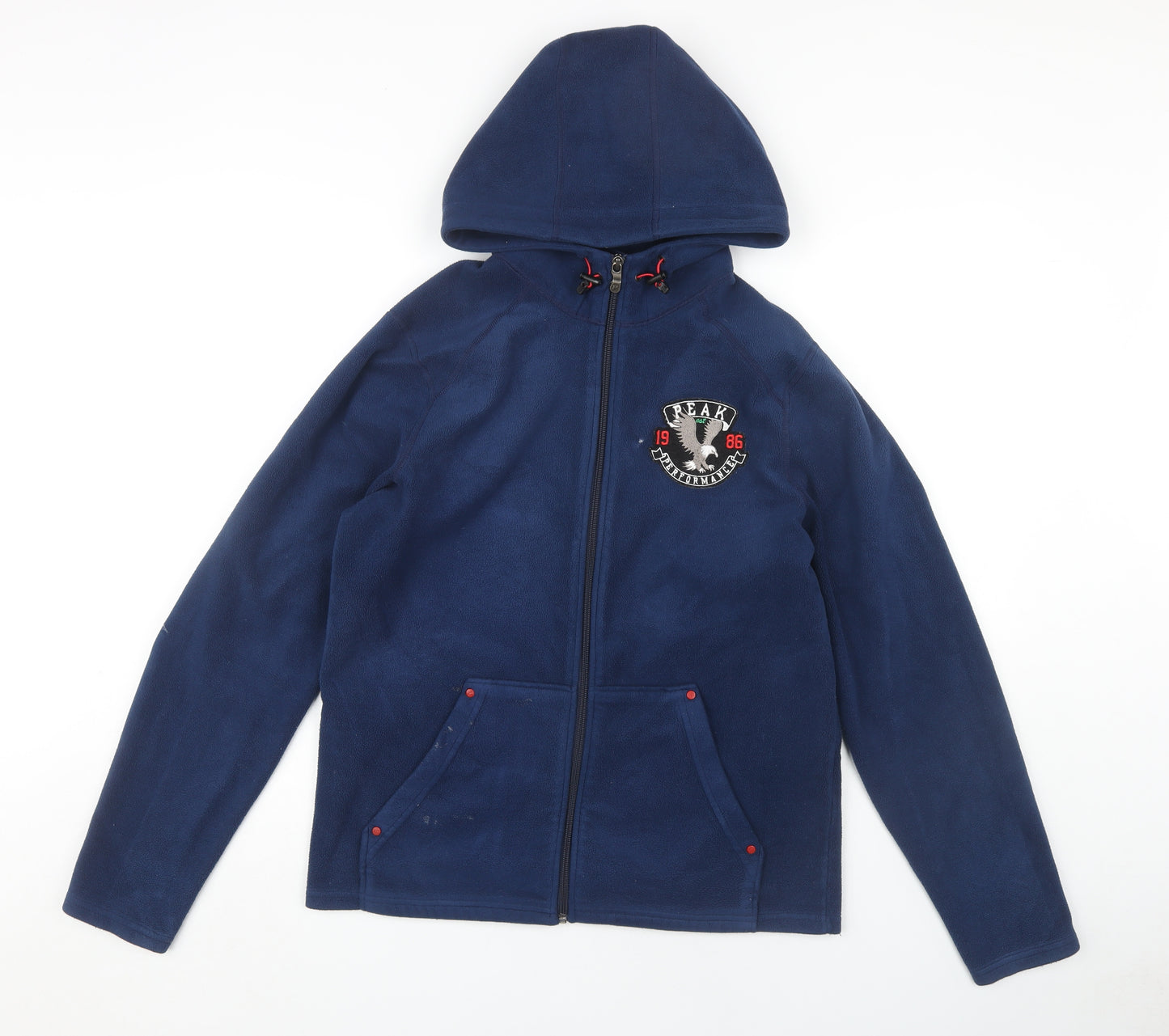 Peak Performance Men's Blue Fleece Jacket S