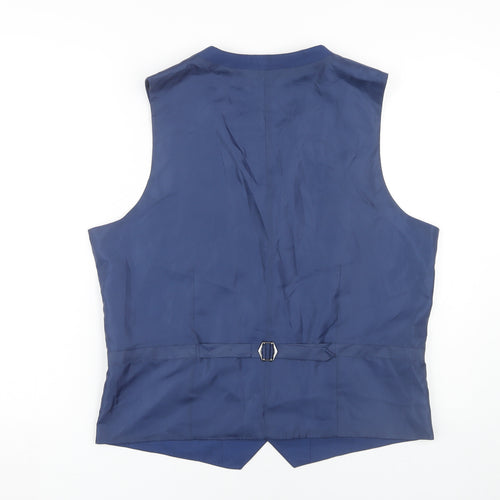 Sawyers & Hendricks Men's Blue Waistcoat Size 42