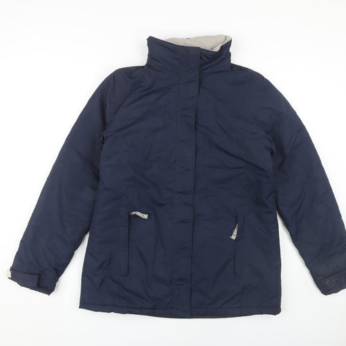 B&C Collection Women's Blue Puffer Jacket S