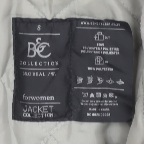 B&C Collection Women's Blue Puffer Jacket S