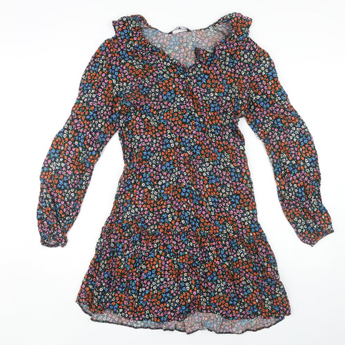 By Very Women's Multicoloured Floral A-Line Mini Dress