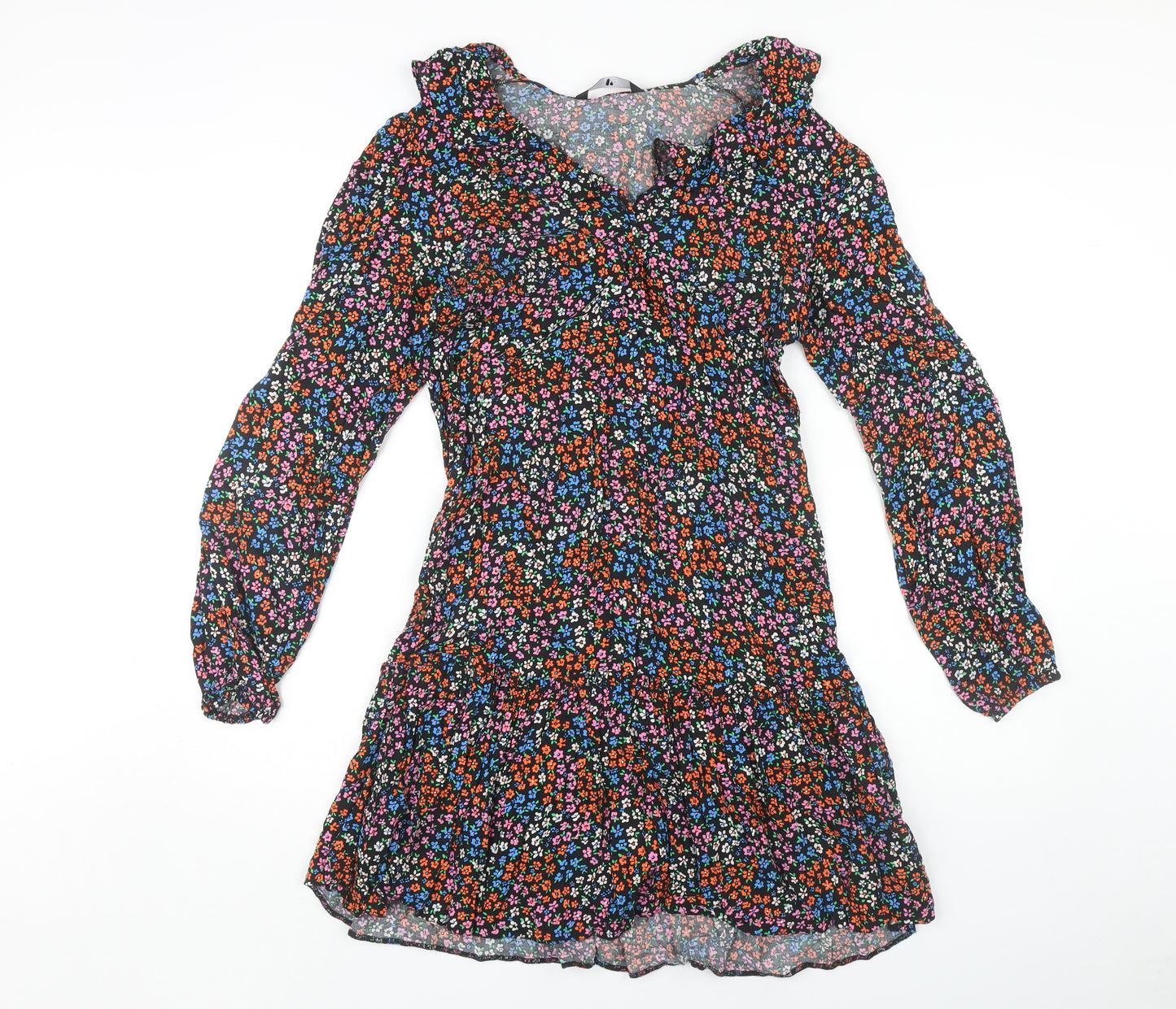 By Very Women's Multicoloured Floral A-Line Mini Dress