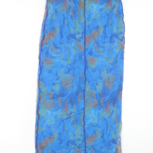 Topshop Women's Long Blue Skirt Size 6