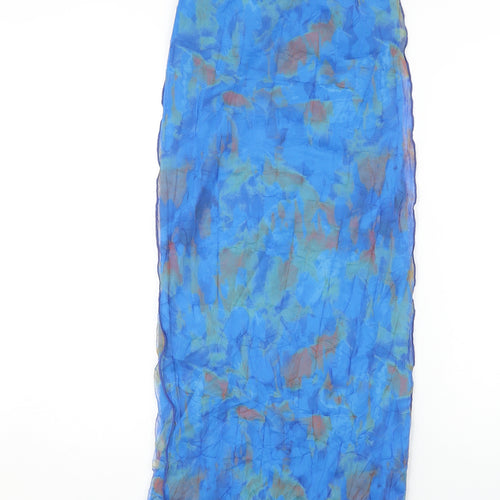 Topshop Women's Long Blue Skirt Size 6