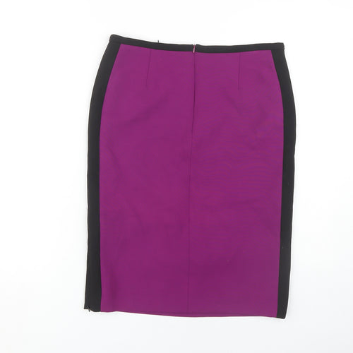 Marks and Spencer Women's Purple Pencil Skirt Size 10